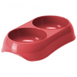 Moderna Gusto Double Bowl 2x200ml XSmall (Spicy Coral)